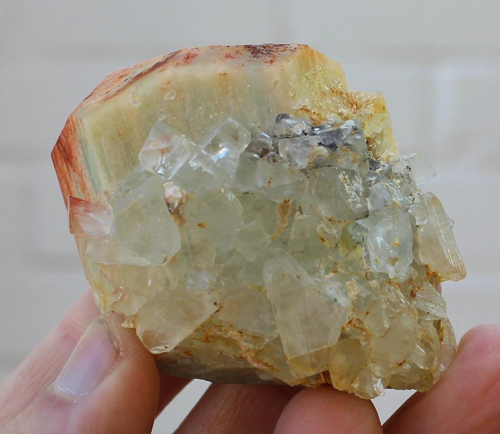 AMAZONIET en TOPAAS uit Erongo in NAMIBIE, Ophalen of Verzenden, Mineraal