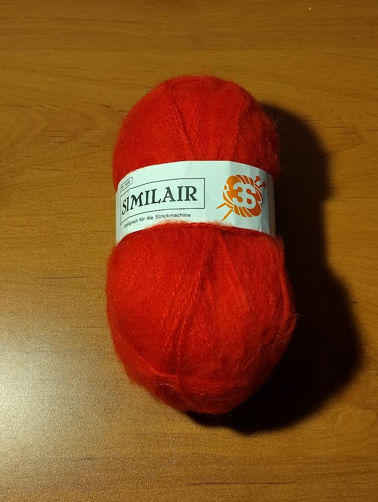 1 bol 50gr 3 Suisses, Similair, rood 100% polyacryl, Hobby en Vrije tijd, Breien en Haken, Ophalen, Nieuw, Breien, Wol of Garen
