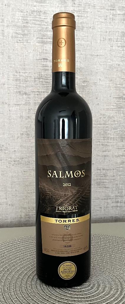 Salmos  2012  Priorat, Torres, Catalonia, Spanje, Collections, Vins, Neuf, Vin rouge, Espagne, Pleine, Enlèvement