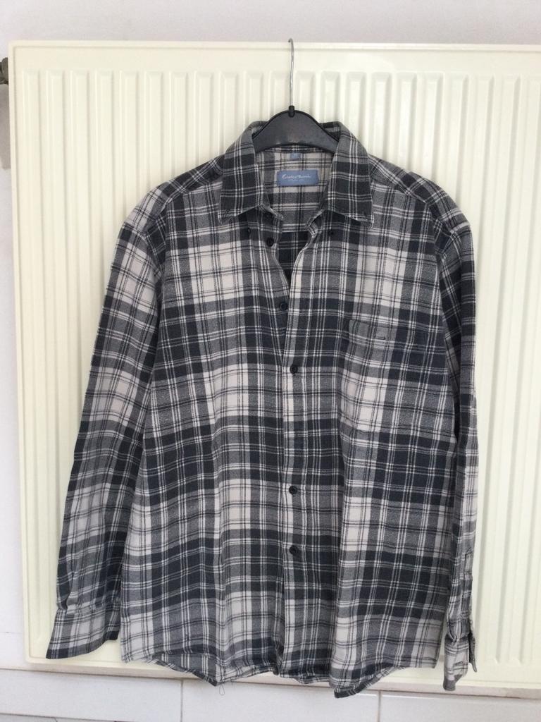 Overhemd - flanel - merk Enrico Moni - maat medium 39/40, Vêtements | Hommes, Enlèvement ou Envoi, Porté