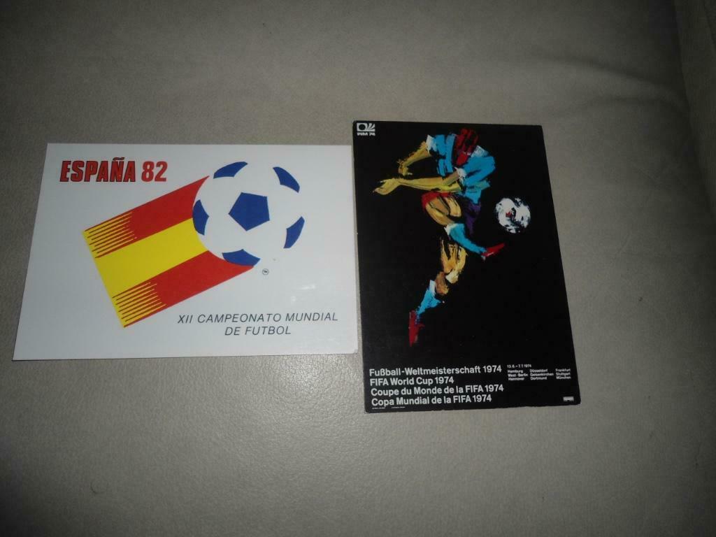 Paire de carte Originales de coupe do monde de foot 74 et 82, Collections, Enlèvement ou Envoi, Comme neuf, Cartes de joueur