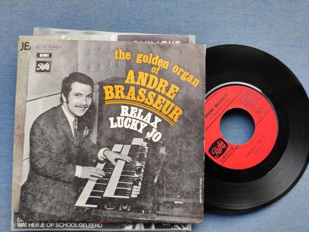 André Brasseur (lucky jo, emi, pathé, france, 10344MB2I), Ophalen of Verzenden
