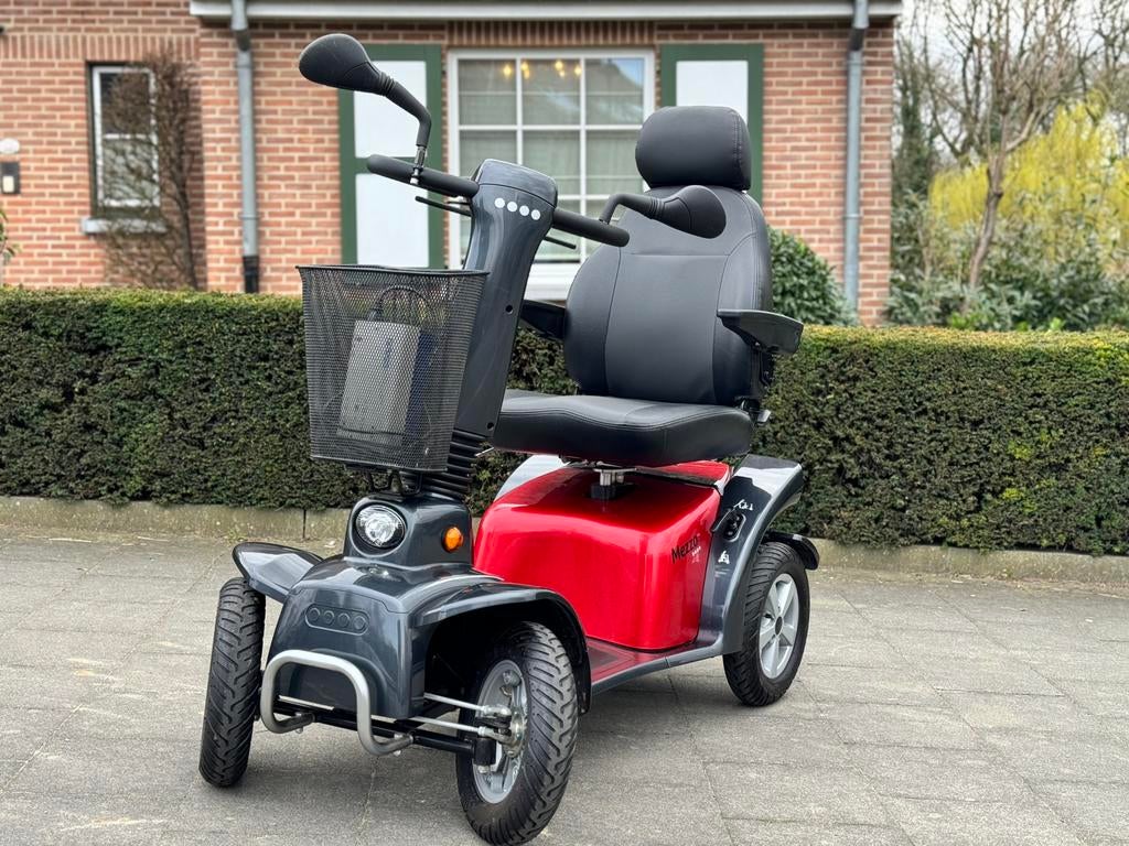 Scootmobiel Life&Mobility Mezzo 4 rosso elektrische scooterj, Ophalen of Verzenden, Inklapbaar, Zo goed als nieuw, Elektrische rolstoel