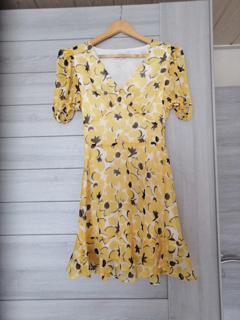 Kleedje Morgan de Toi maat 38, Kleding | Dames, Geel, Morgan, Zo goed als nieuw, Knielengte