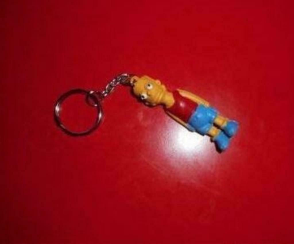 [3870]bart simpson sleutelhanger, Ophalen of Verzenden, Zo goed als nieuw, Tv, Overige typen