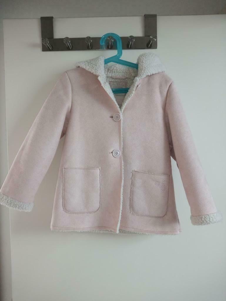 Jas teddy 116, Kinderen en Baby's, Gebruikt, Meisje, Ophalen of Verzenden, ANDERE