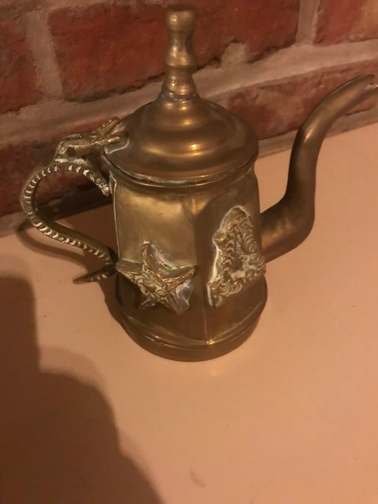 Koperen koffiekan, Ophalen of Verzenden