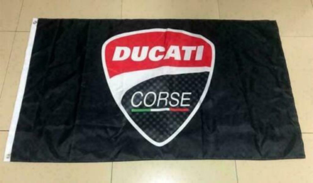 Vlag Ducati Corse - 60 x 90 cm, Ophalen of Verzenden, Nieuw