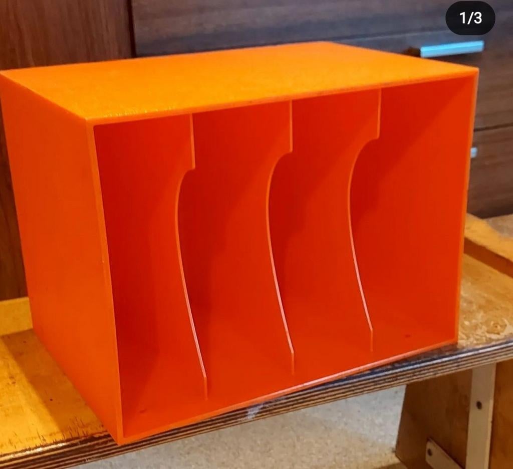 Bureau organizer in oranje, Ophalen of Verzenden