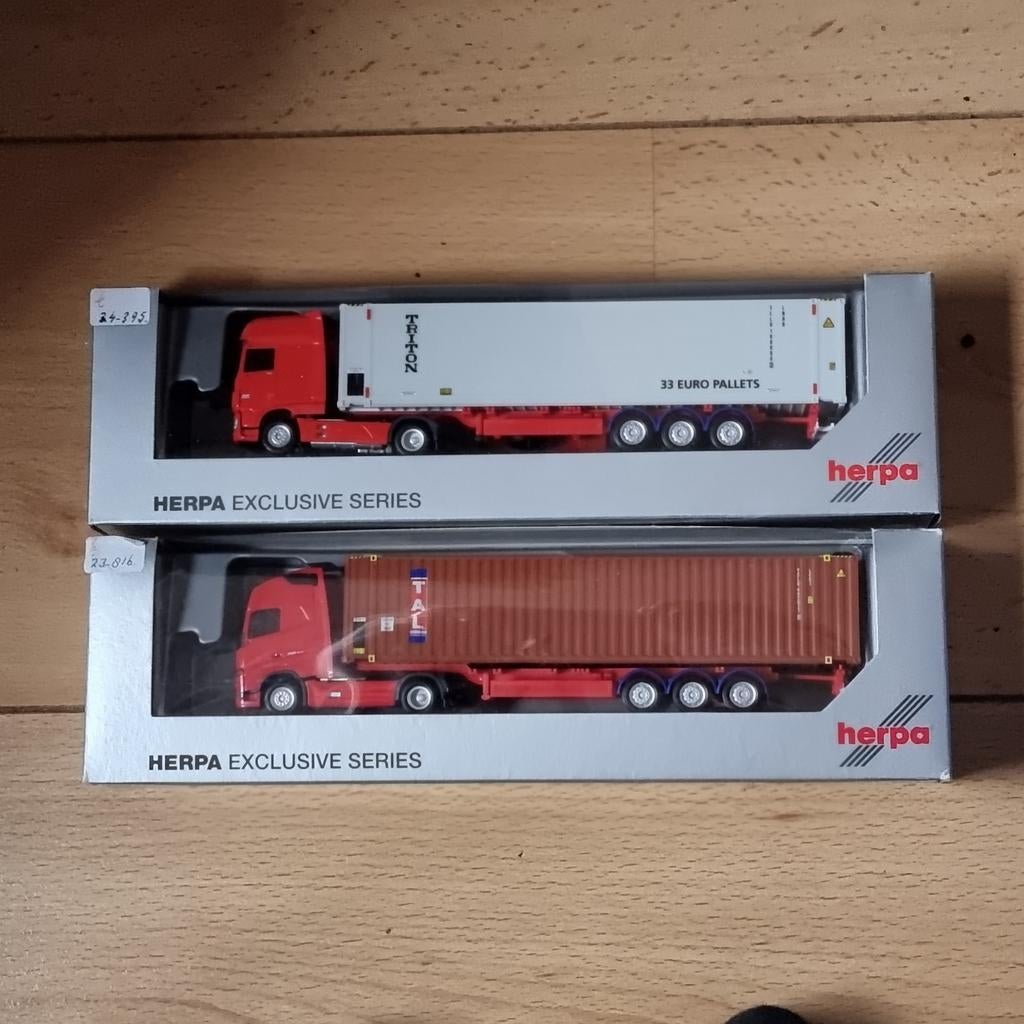 DAF en VOLVO - TAL - TRITON 45'fts, Hobby en Vrije tijd, Modelauto's | 1:87, Zo goed als nieuw, AWM, Ophalen of Verzenden