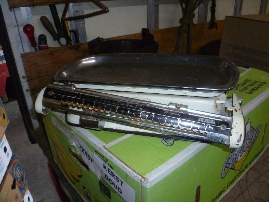 VINTAGE WEEGSCHAAL, Antiek en Kunst, Ophalen