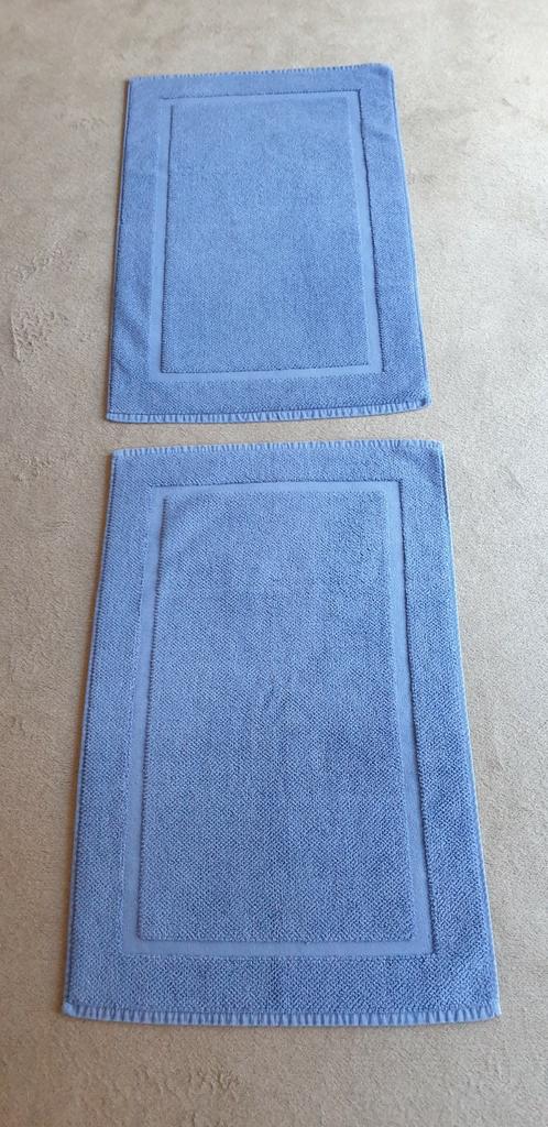 2 badmatten blauw, Ophalen of Verzenden, Zo goed als nieuw, Blauw