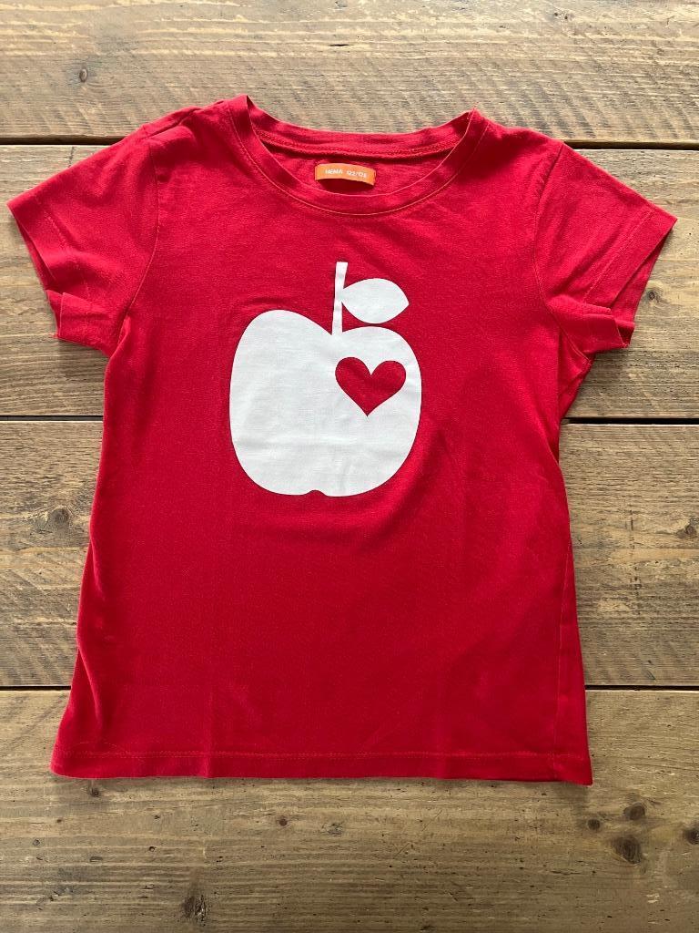 HEMA en JBC, 2 x t-shirt maat 122 - 128, Ophalen of Verzenden, Hema, Meisje, Shirt of Longsleeve