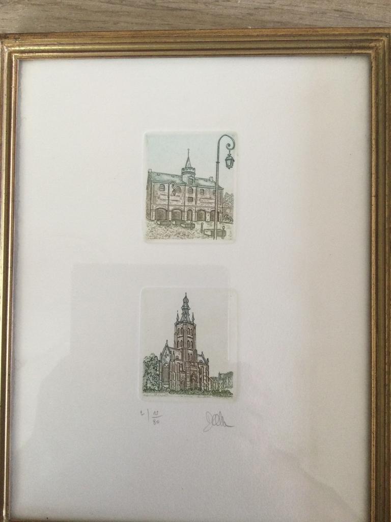 Tienen, Antiek en Kunst, Kunst | Etsen en Gravures, Ophalen of Verzenden