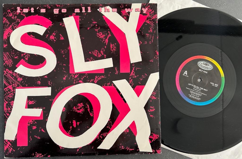 SLY FOX - Let's go all the way ( 12# ), CD & DVD, Vinyles | Dance & House, Comme neuf, Autres genres, 12 pouces, Enlèvement ou Envoi