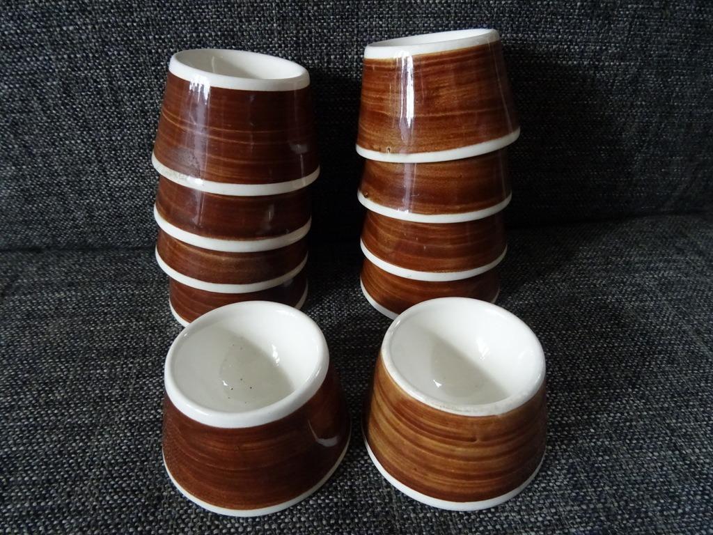 Coquetiers vintage coquetier set de 10 sans défaut 1960, Enlèvement ou Envoi, Comme neuf