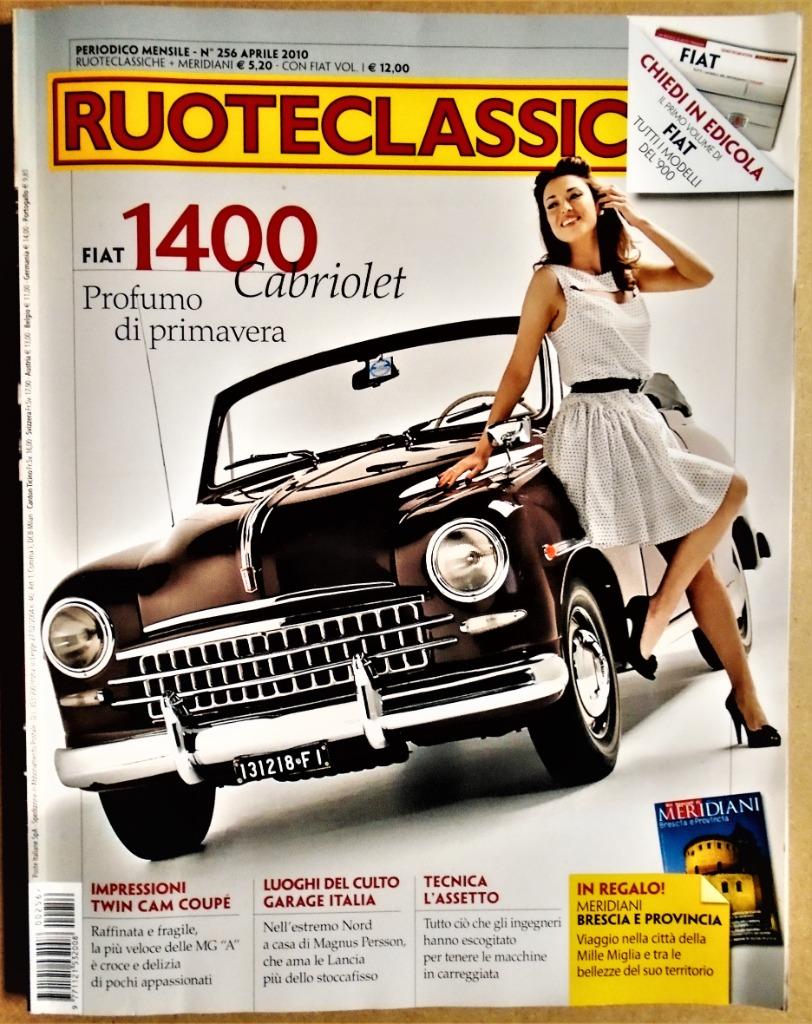 Rivista "Ruoteclassische nr. 256, Aprile 2010", Ophalen of Verzenden, Zo goed als nieuw, Auto's