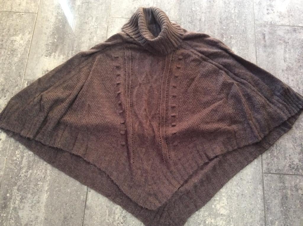 Poncho rolkraag H&M, Kleding | Dames, H&M, Ophalen of Verzenden, Zo goed als nieuw, Sjaal
