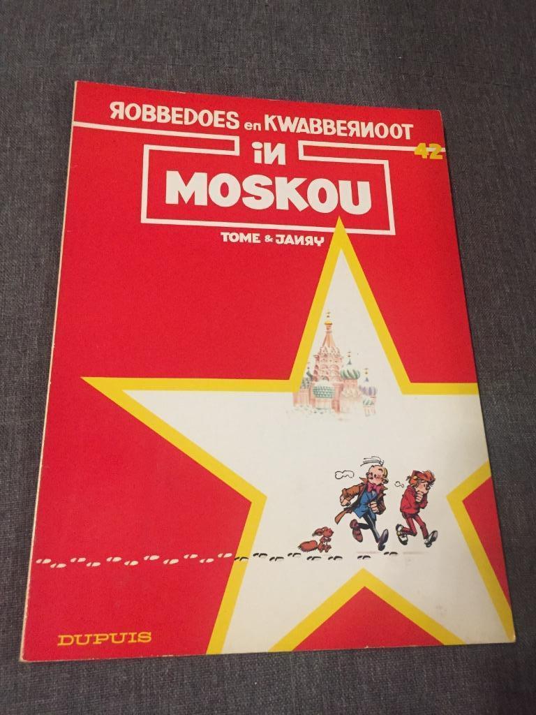 Robbedoes en Kwabbernoot in Moskou, Gelezen, Eén stripboek, Ophalen of Verzenden, Franquin