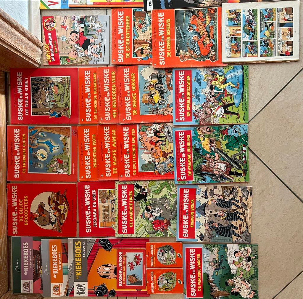 Suske en Wiske Jommeke Kiekeboe K3 Lucky Luke Urbanus Alex, Ophalen of Verzenden, Gelezen