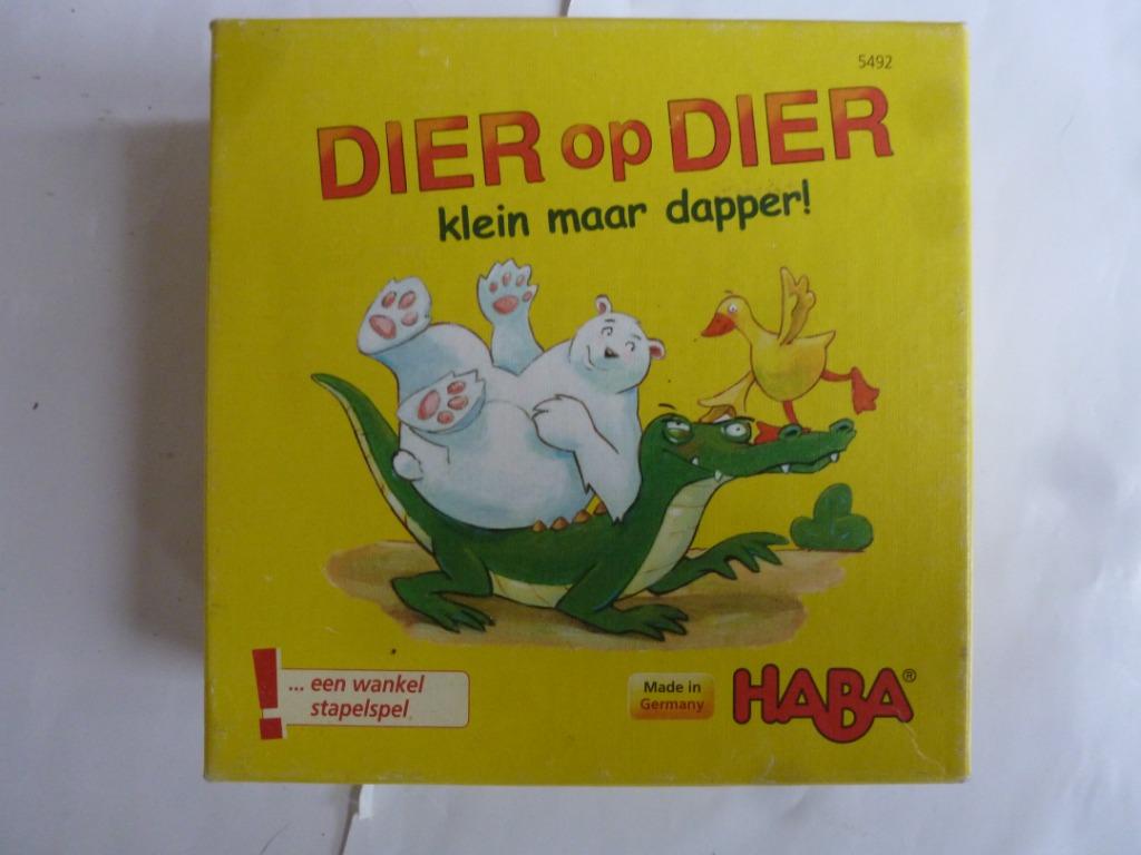 Haba Dier op Dier reisversie, Kinderen en Baby's, Ophalen of Verzenden, Zo goed als nieuw, Bouwen