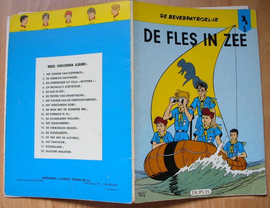 DE BEVERPATROELJE NR. 5 - DE FLES IN ZEE – ROBBEDOES, Enlèvement ou Envoi, Une BD, Utilisé, Michel Tacq MiTacq