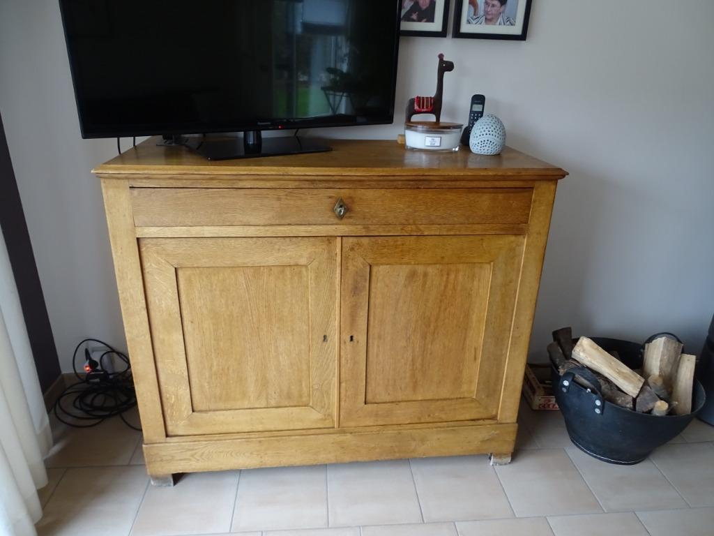 Meuble en chêne, Maison & Meubles, Armoires | Commodes, Utilisé, 100 à 150 cm, 150 à 200 cm, 25 à 50 cm, Chêne, 1 ou 2 tiroirs