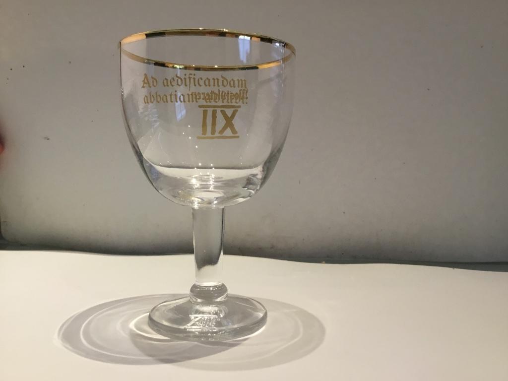 Verre westvleteren XII édition limitée des années 90 avec in, Ophalen of Verzenden, Nieuw, Bierglas