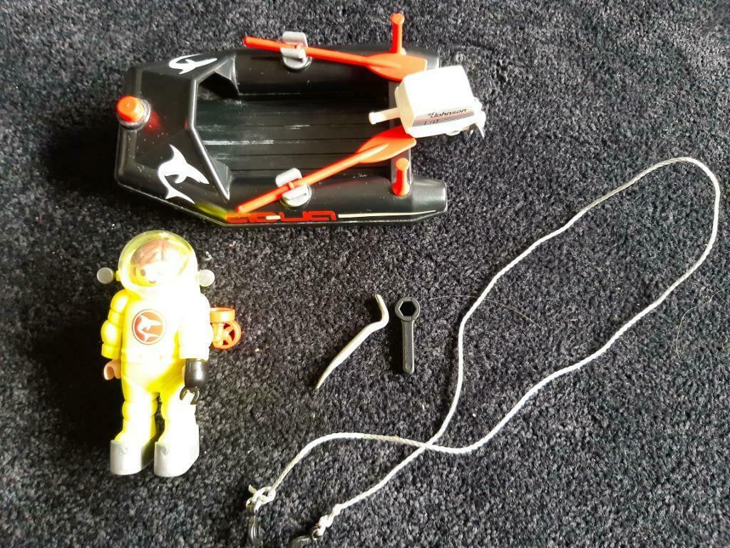 Playmobil 4910 (Zodiak Met Duiker), Ophalen of Verzenden, Gebruikt, Complete set