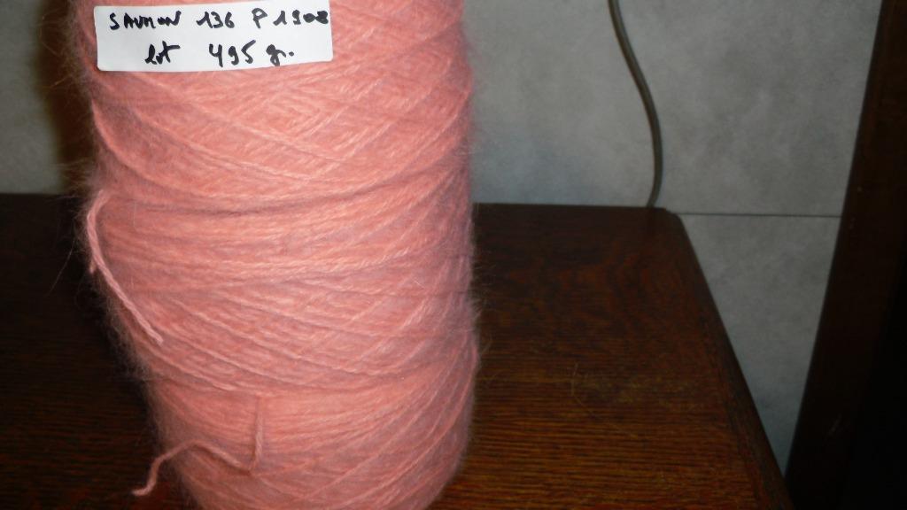 lot de laine ANGORA80%,couleur saumon 136,lot 495 g=54€50, Hobby en Vrije tijd, Breien en Haken, Verzenden, Nieuw, Breien of Haken