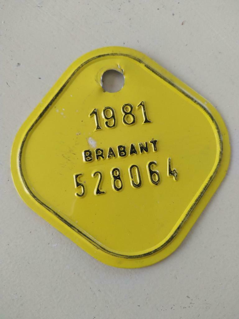 taksplaatje 1981 Brabant, Verzamelen, Ophalen