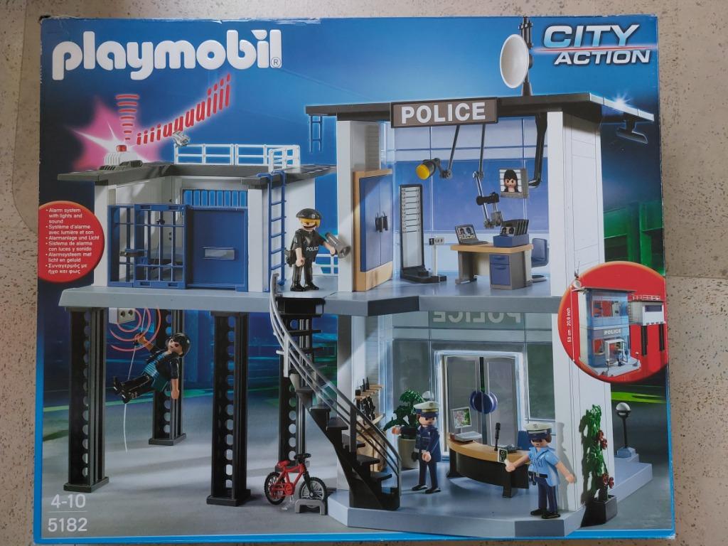 Playmobil 5182 politiecommesariaat, Kinderen en Baby's, Speelgoed | Playmobil, Ophalen of Verzenden, Gebruikt