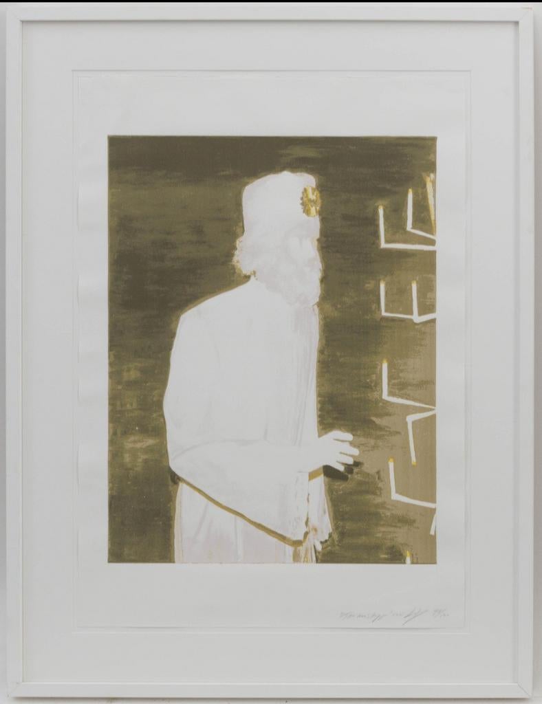 Luc Tuymans - The Worshipper - INGELIJST MET MUSEUMGLAS, Ophalen