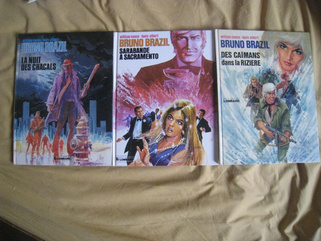 vance BD bruno brazil 3 titres, Plusieurs BD, William vance, Utilisé, Envoi