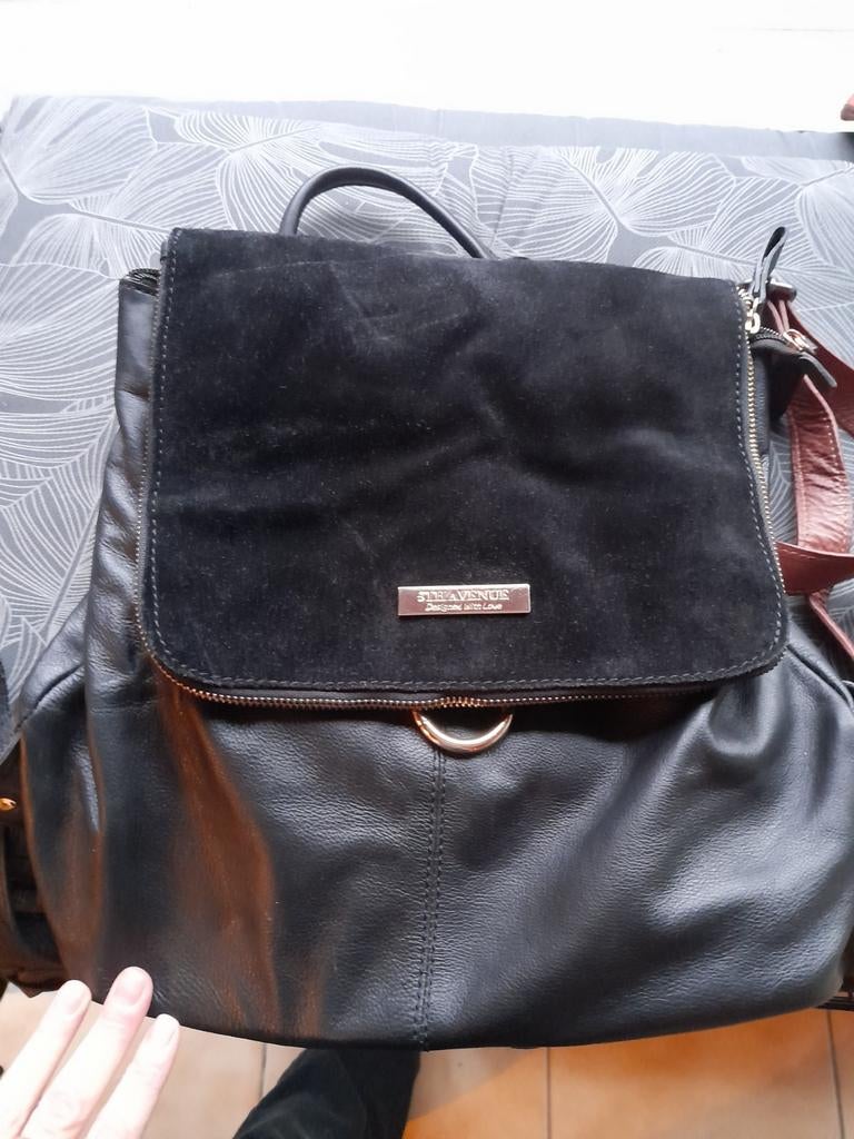 Sacoche rugzak zwart, Handtassen en Accessoires, Ophalen, Zo goed als nieuw