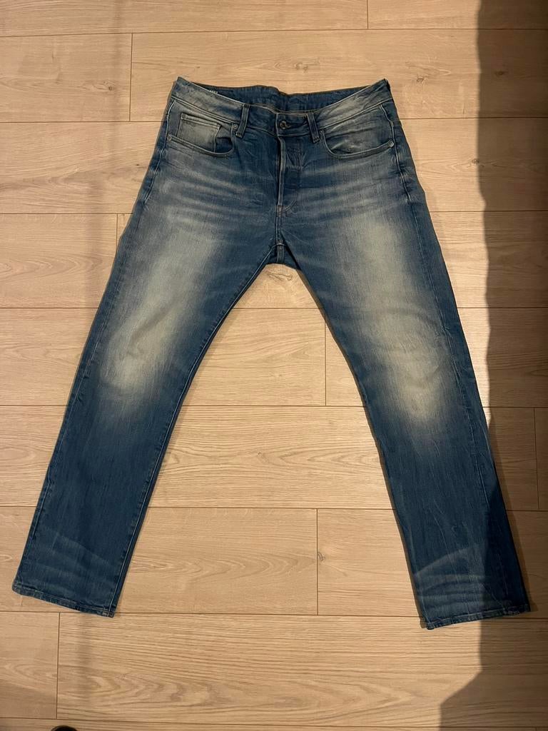 Pantalon droit en jean G star 3301 *NOUVEAU* W33 L32, Enlèvement ou Envoi, Neuf, Autres couleurs, W33 - W34 (confection 48/50)