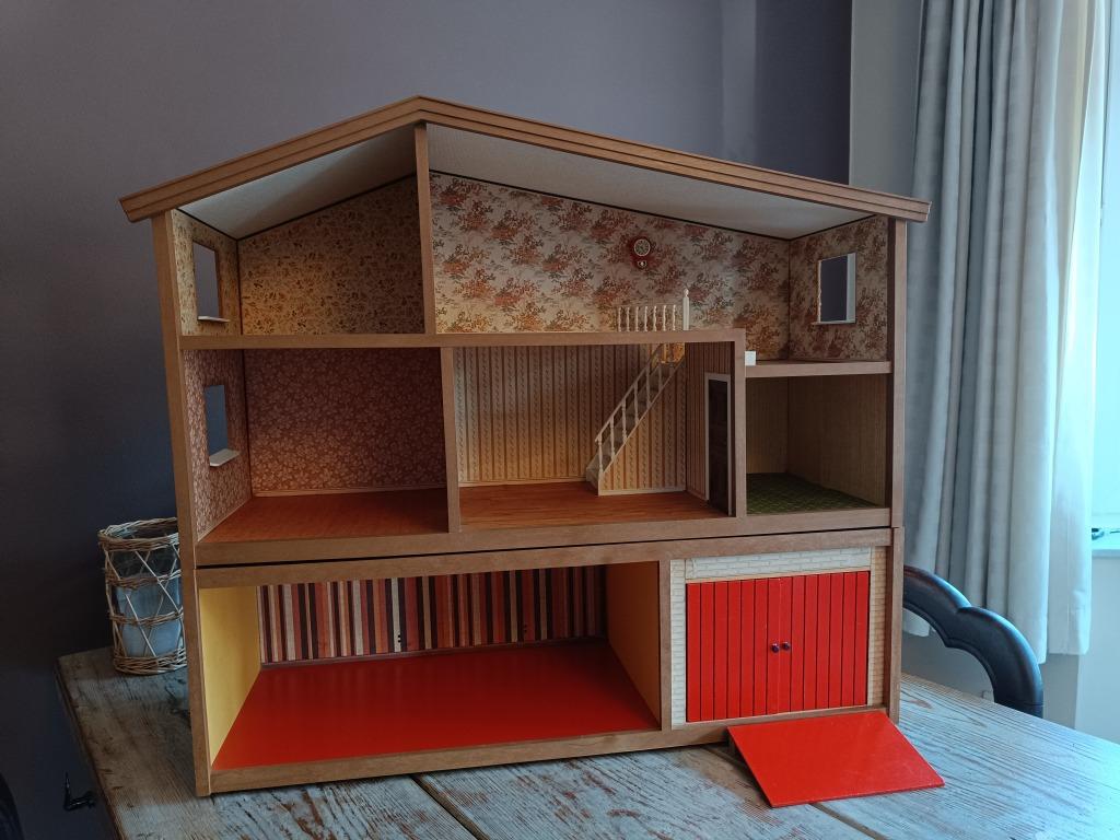 Origineel Lundby poppenhuis, jaren ‘60/‘70 + toebehoren, Enlèvement, Maison de poupées