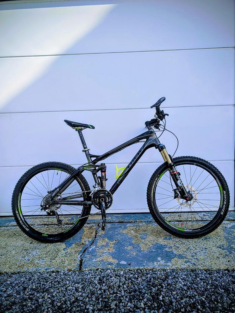Trek fuel ex 9.8 full carbon, Fietsen en Brommers, Fully, Ophalen, Gebruikt, Trek