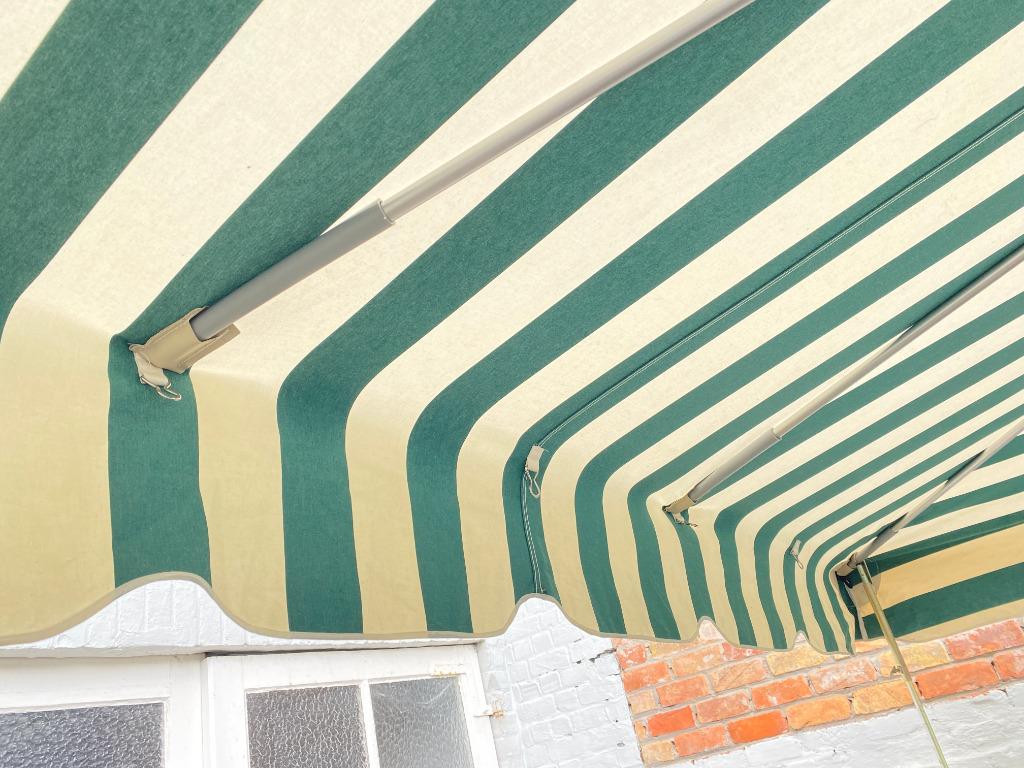SYMO MARKT PARASOL marktparasol paraplu marktparaplu feesten, Ophalen, Zo goed als nieuw, 3 tot 4 meter, Waterdicht