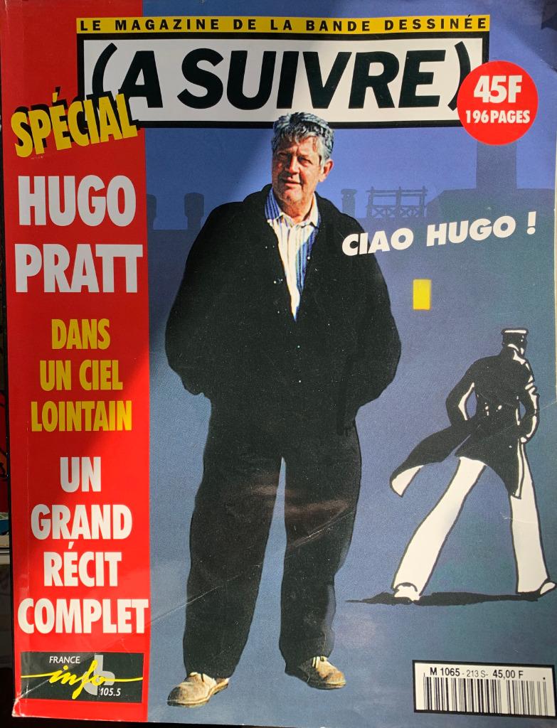 A Suivre - Hugo Pratt 1995, Boeken, Stripverhalen, Verzenden, Eén stripboek, Zo goed als nieuw, Hugo Pratt