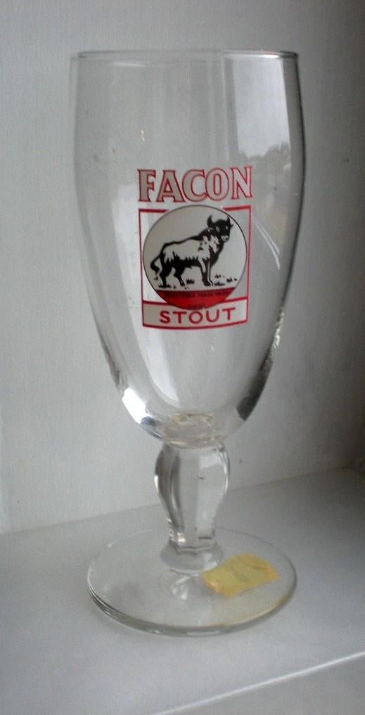 FACON Stout, Verzamelen, Biermerken, Ophalen of Verzenden, Glas of Glazen