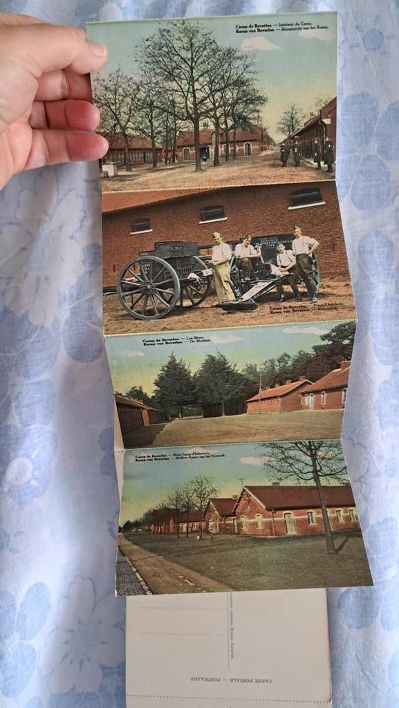 Kamp  Van Beverlo oude postkaarten en andere, Ophalen