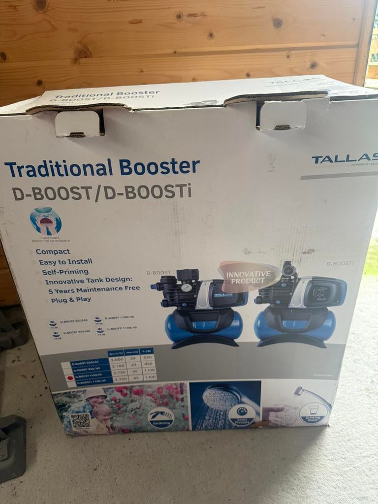 Tallas D boost 1100/45, Ophalen, Zo goed als nieuw