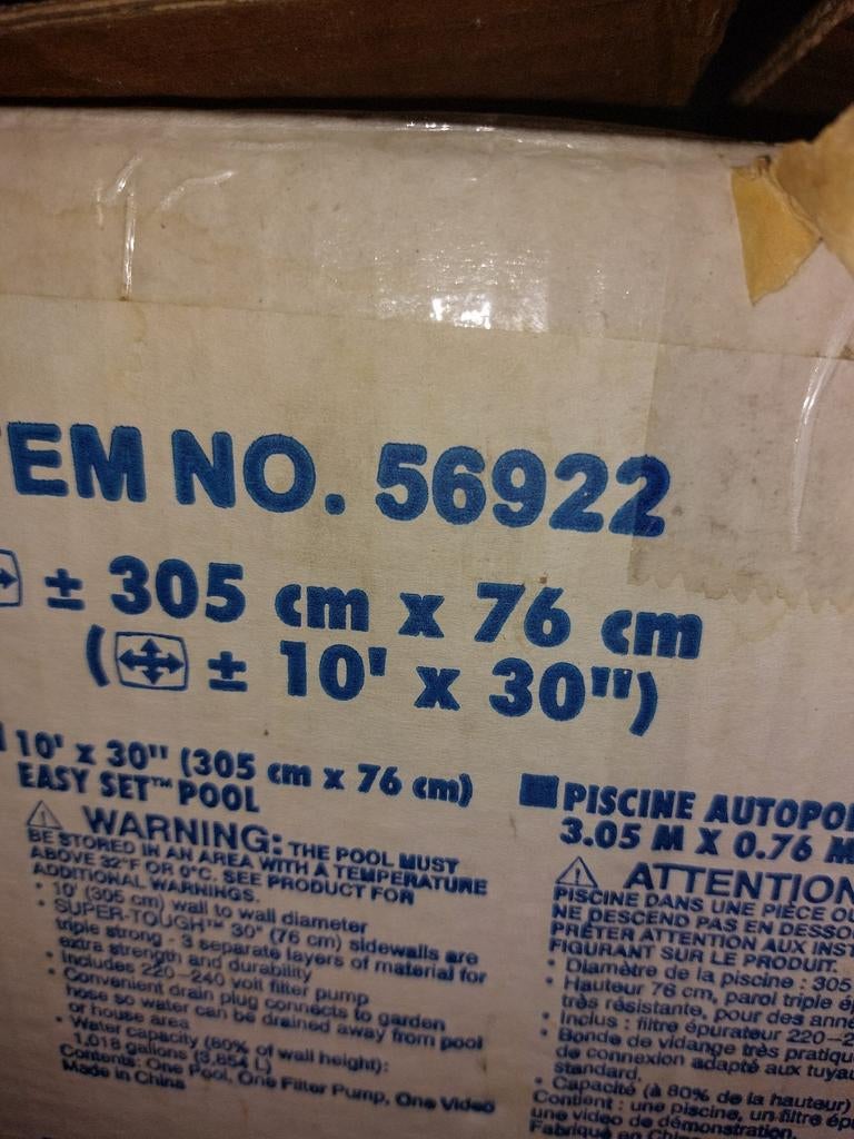 Zwembad te koop, Ophalen, Nieuw