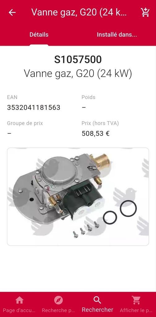 Vanne Gaz Bulex Thermomaster 3HR neuve, Enlèvement ou Envoi, Neuf