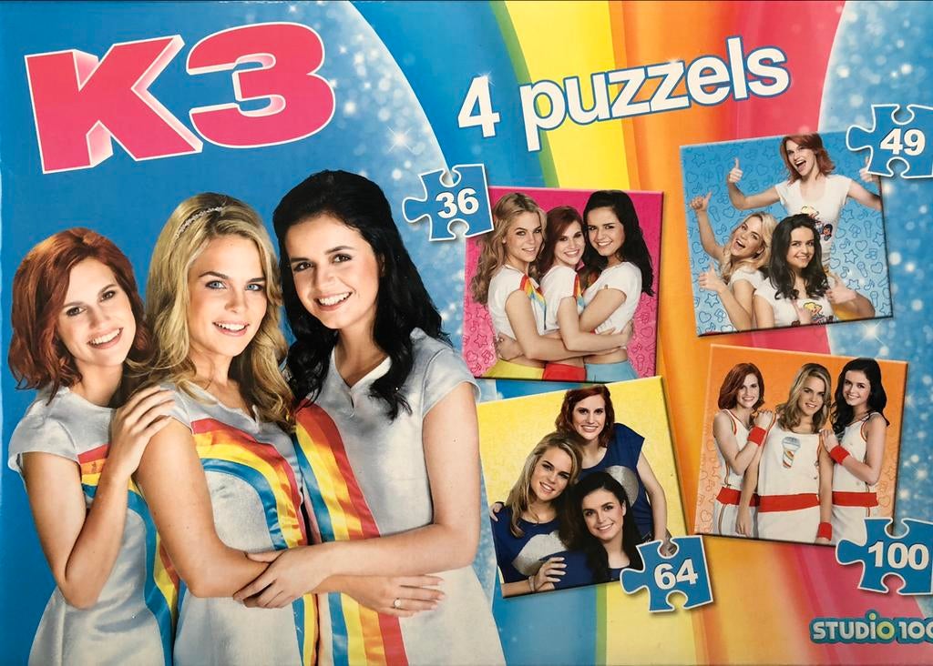 K3 Puzzels, Kinderen en Baby's, Speelgoed | Kinderpuzzels, Ophalen, Zo goed als nieuw