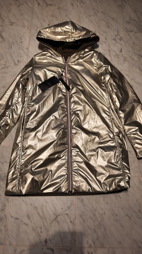 Laura Jo Lange omkeerbare regenjas kaki Dames L, Kleding | Dames, LAURA JO, Maat 42/44 (L), Nieuw, Ophalen of Verzenden