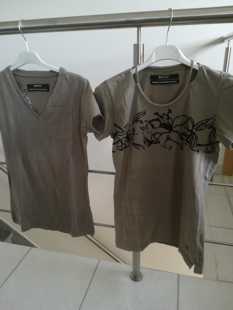 2 't shirts Xs Antwerp, Enlèvement ou Envoi, Comme neuf, Taille 34 (XS) ou plus petite