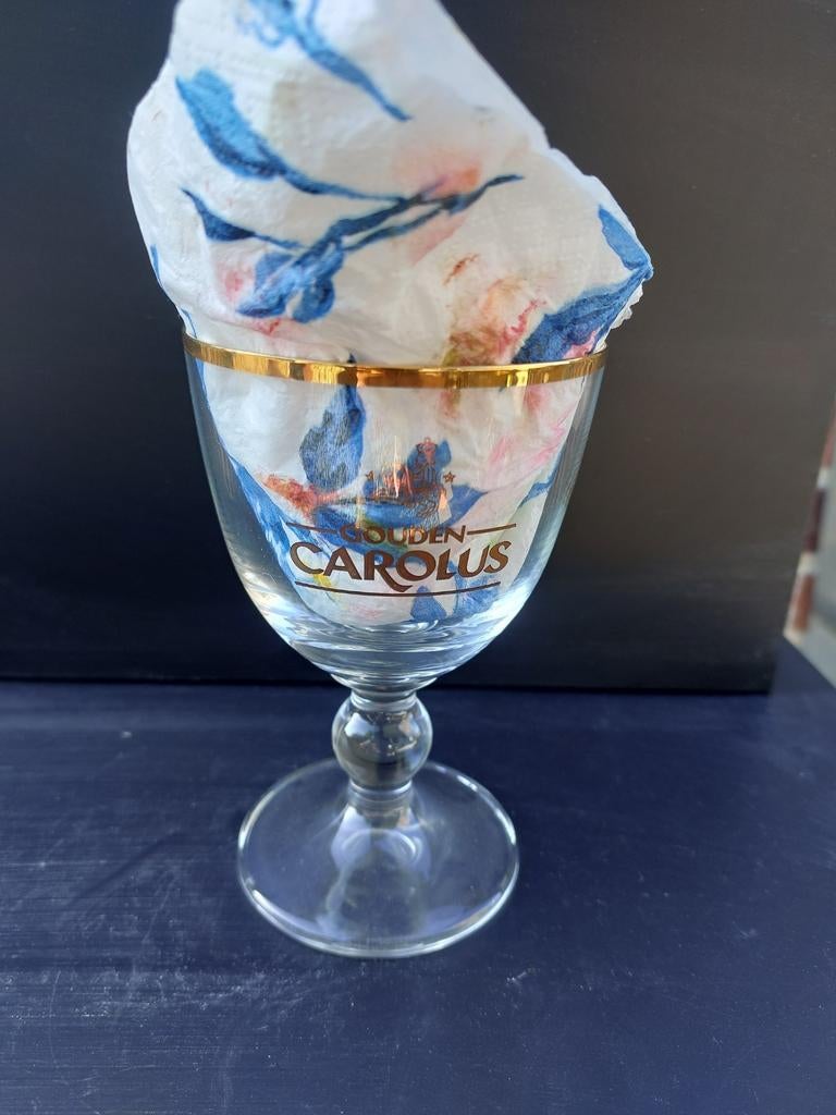 Gouden Carolus degustatie glaasje, Ophalen of Verzenden, Zo goed als nieuw, Bierglas