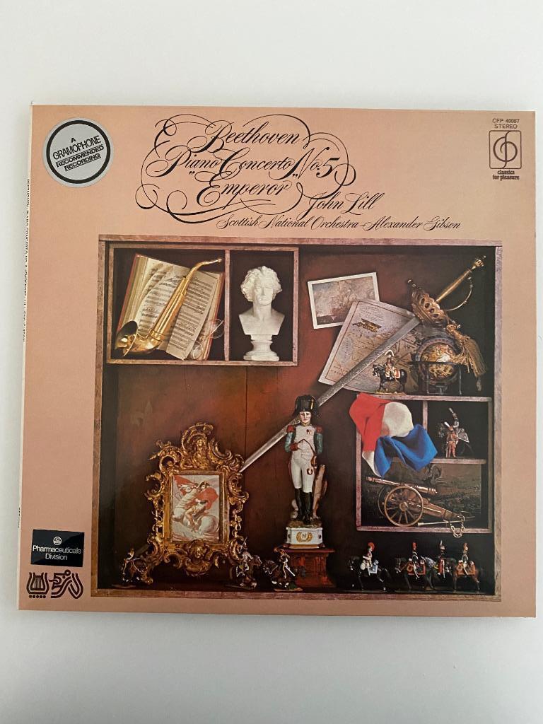 Beethoven Lill, Gibson Scottish Nat Orch "Emperor" 1984, Cd's en Dvd's, Vinyl | Klassiek, Gebruikt, Orkest of Ballet, Romantiek